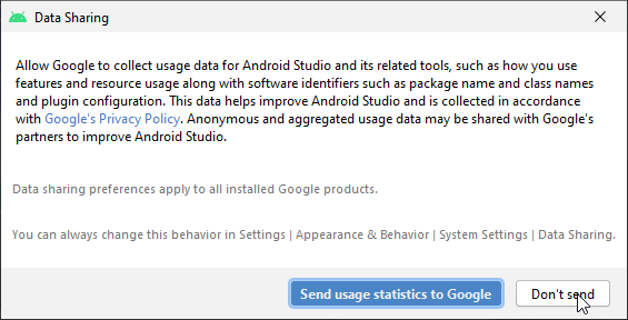 Daten mit Google teilen