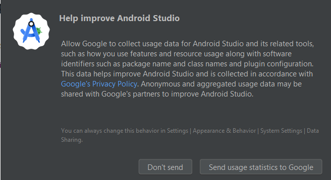Share data with Google