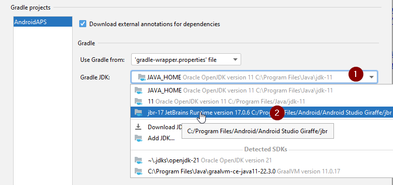 Gradle Settings
