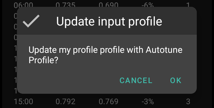Autotune Eingabeprofil anpassen