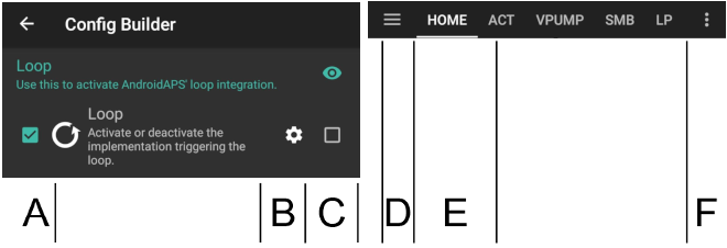 Konfigurations-Generator - Checkboxen und Zahnrad