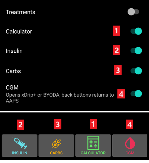 Preferences > Buttons