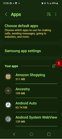 App-Filter