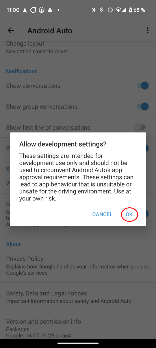 Enable developer mode