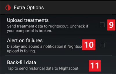 xDrip+ Grundeinstellungen 3