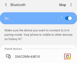 Settings button