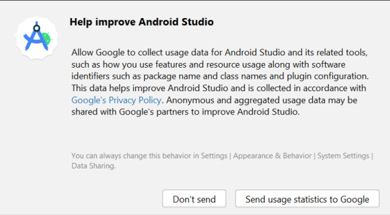 Share data with Google